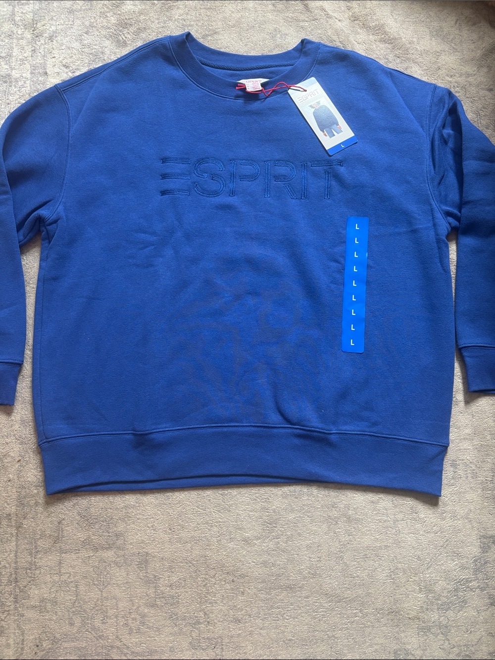 Esprit Women’s Blue Crewneck Sweatshirt